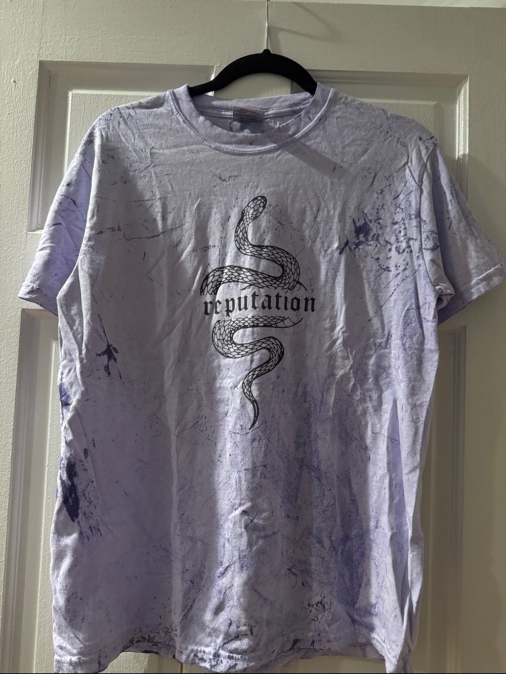 Comfort Colors Light Purple Snake Graphic Tee